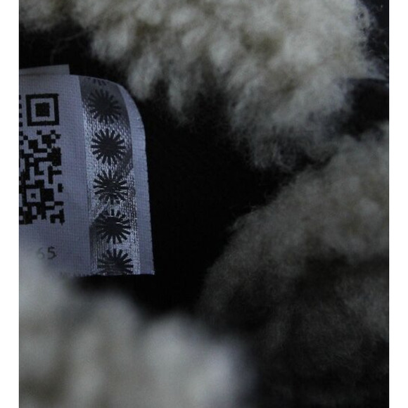 ugg analise brown leather  fur cuff cute booties nib - Picture 5 of 6